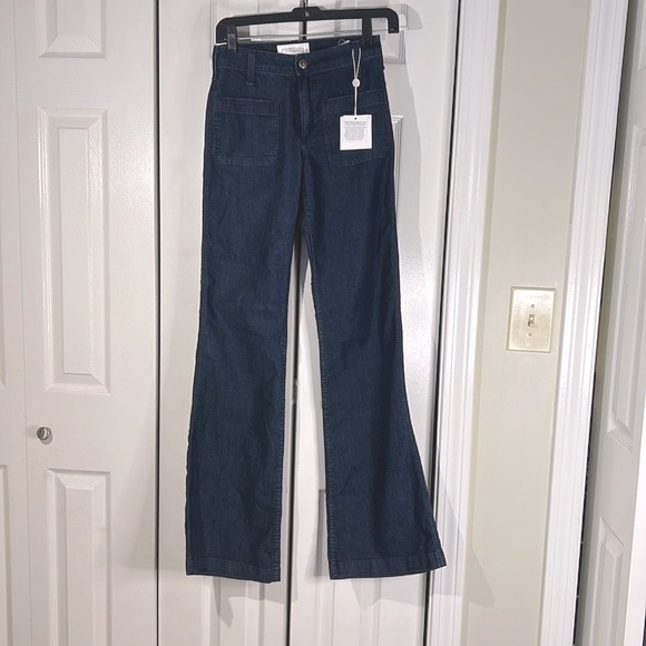 NWT Habitual Front Pocket Wide Leg Jeans in Size 25 - Picture 2 of 9